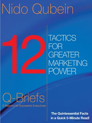 cover image of 12 Tactics for Greater Marketing Power